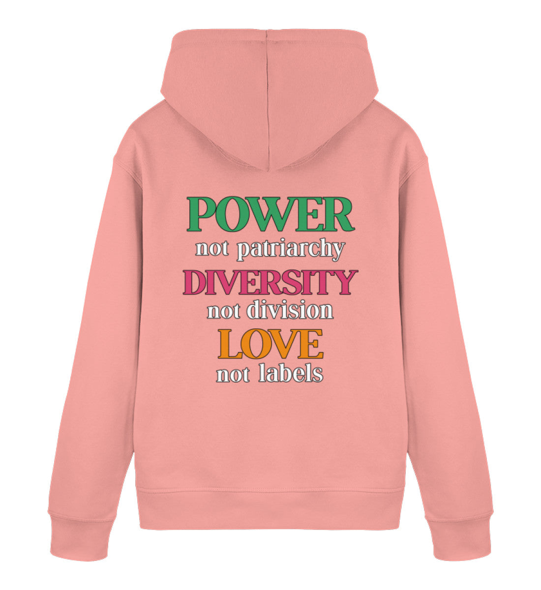Canyon Pink Hoodie – Power, not patriarchy... - Vegayn