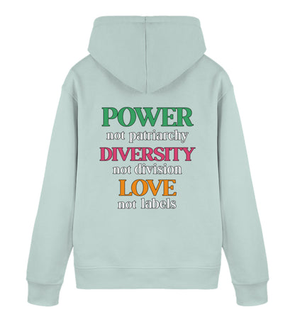 Caribbean Blue Hoodie – Power, not patriarchy... - Vegayn