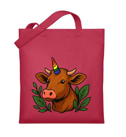 Classic Red Tote Bag – Cow Queercorn - Vegayn