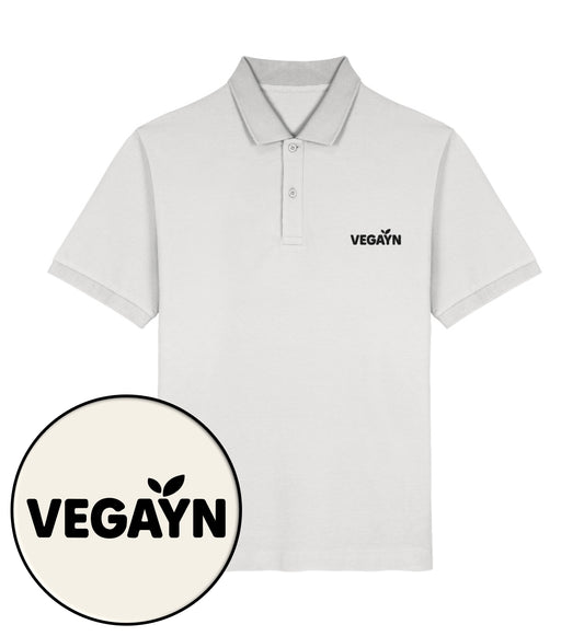 Cool Heather Grey Polo Shirt Embroidery – Vegayn Black - Vegayn