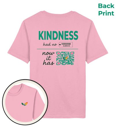 Cotton Pink Classic T-Shirt – Kindness had no label. Now it has - Vegayn