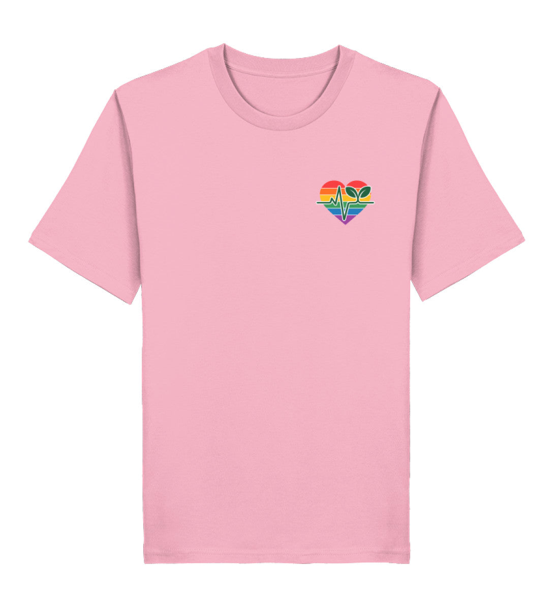 Cotton Pink Classic T-Shirt – Queer-Vegan ECG - Vegayn