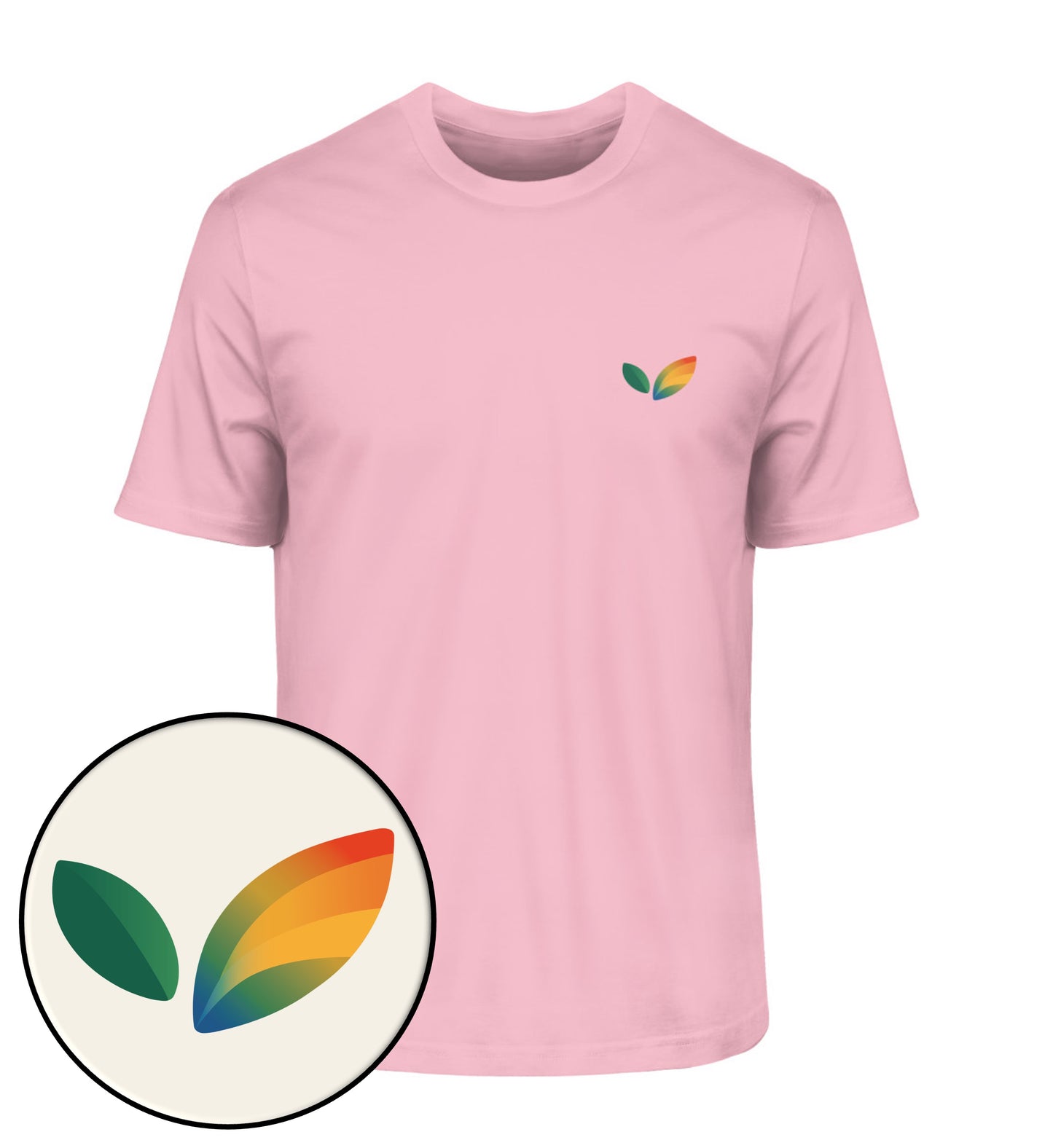 Cotton Pink Classic T-Shirt – Vegayn Queer Little Leaf