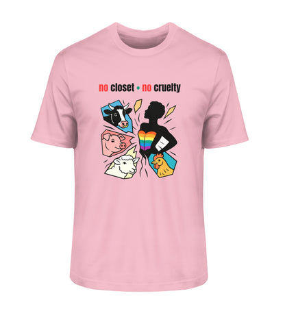 Cotton Pink Classic T-Shirt – no closet • no cruelty - Vegayn