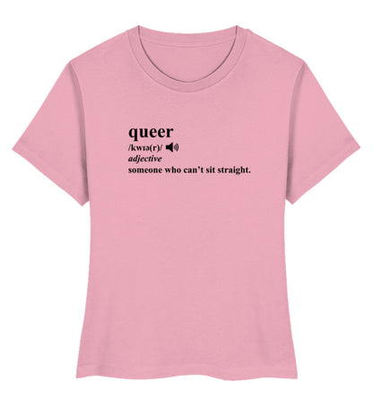 Cotton Pink Short-Fit T-Shirt – Dictionary Queer - Vegayn