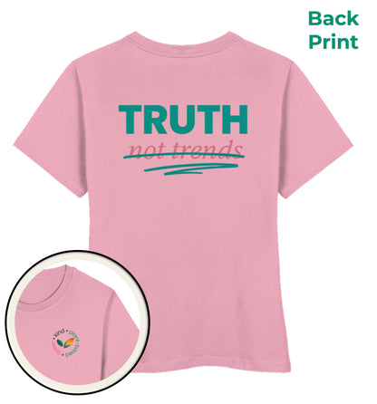 Cotton Pink Short-Fit T-Shirt – Truth, not trends - Vegayn