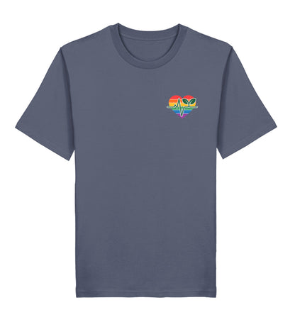 Dark Heather Blue Classic T-Shirt – Queer-Vegan ECG - Vegayn