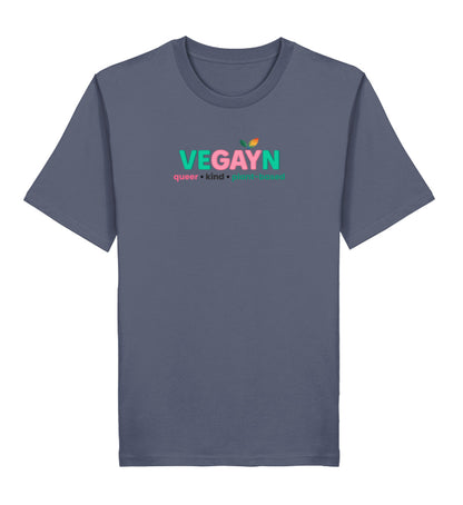 Dark Heather Blue Classic T-Shirt – Vegayn queer • kind • plant-based - Vegayn