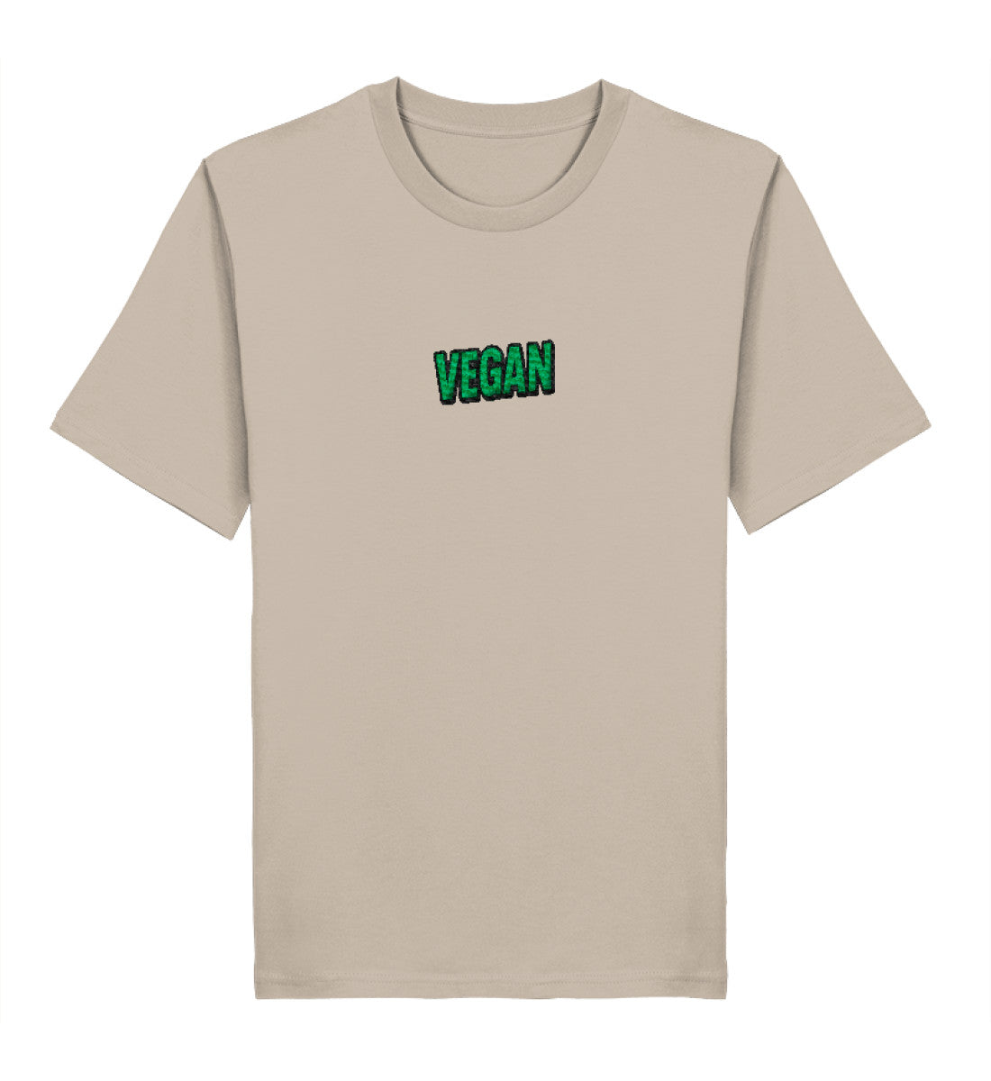 Desert Dust Classic T-Shirt Embroidery – Vegan - Vegayn