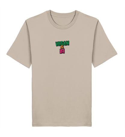 Desert Dust Classic T-Shirt Embroidery – Vegan & Bi - Vegayn