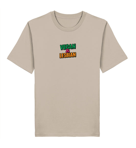 Desert Dust Classic T-Shirt Embroidery – Vegan & Lesbian - Vegayn