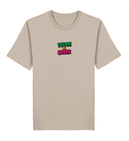 Desert Dust Classic T-Shirt Embroidery – Vegan & Queer - Vegayn