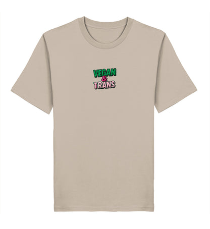 Desert Dust Classic T-Shirt Embroidery – Vegan & Trans - Vegayn