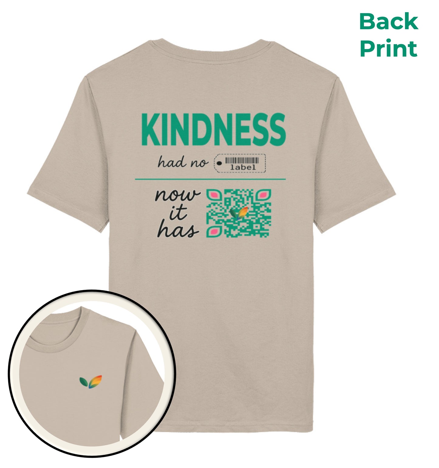 Desert Dust Classic T-Shirt – Kindness had no label. Now it has - Vegayn