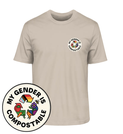 Desert Dust Classic T-Shirt – My gender is compostable - Vegayn