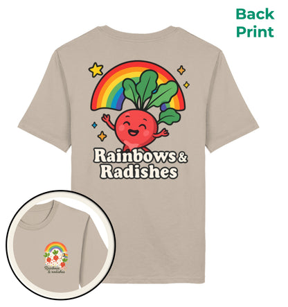 Desert Dust Classic_T-Shirt Rainbows Radishes - Vegayn
