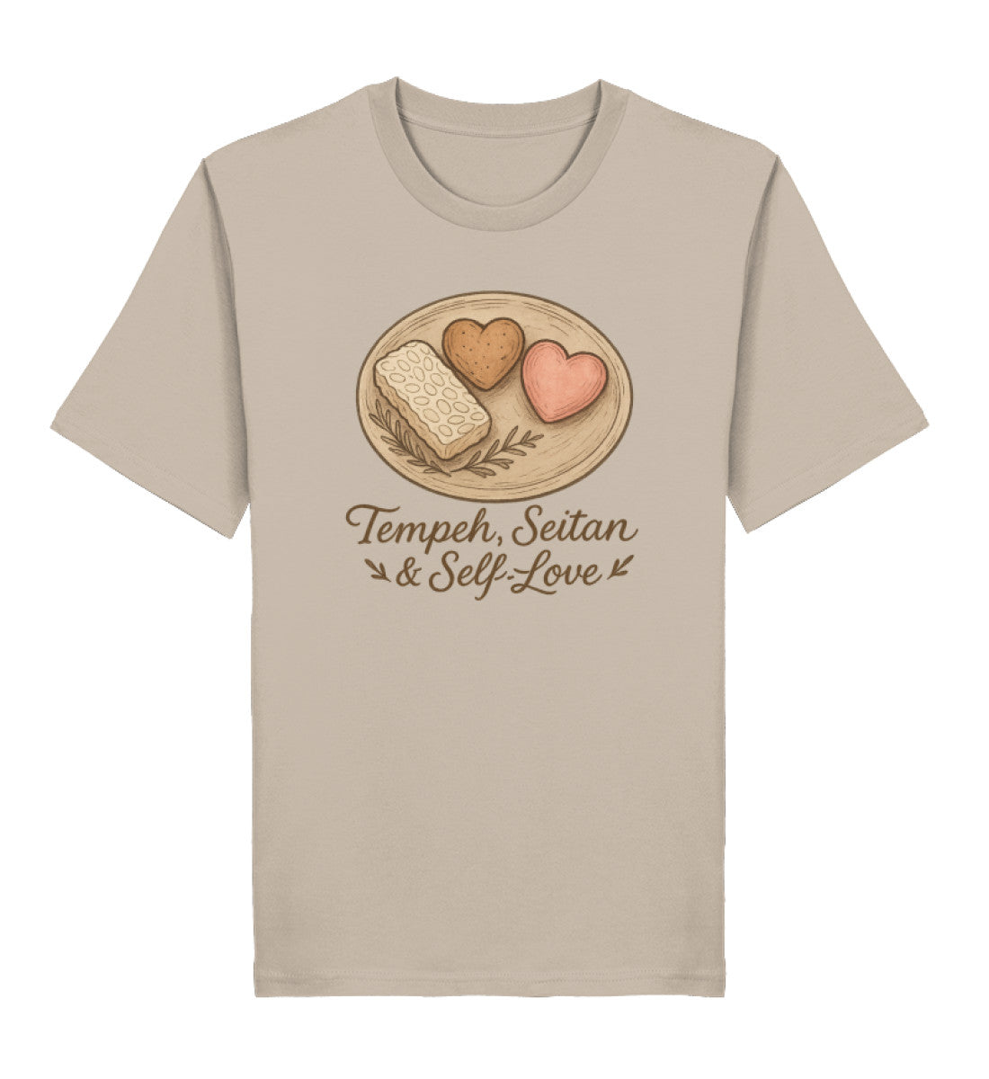 Desert Dust Classic T-Shirt – Tempeh, seitan & self-love - Vegayn