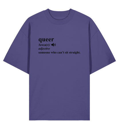 Dusk Oversized T-Shirt – Dictionary Queer - Vegayn