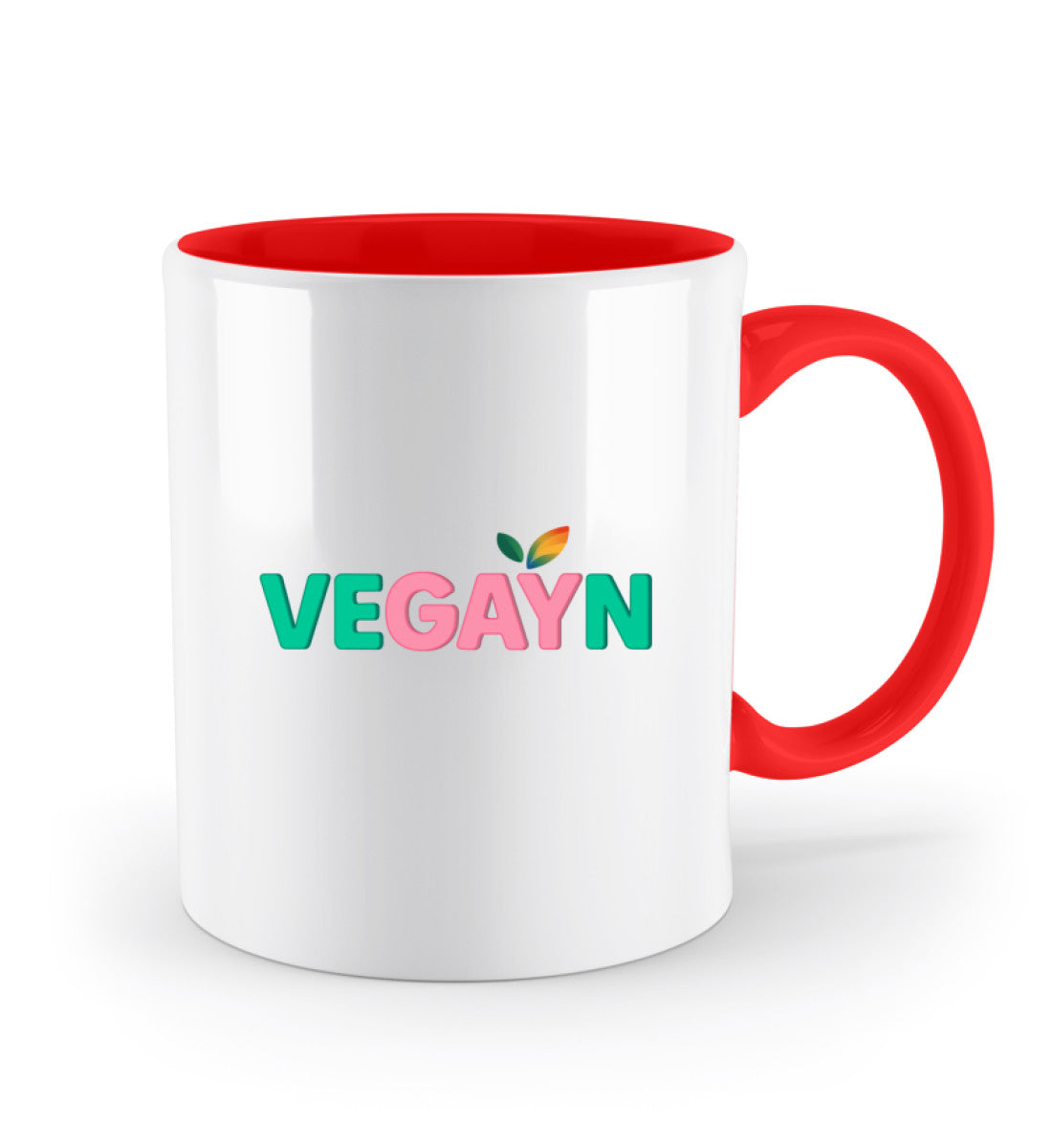 Fire Red Two-coloured Mug – Vegayn