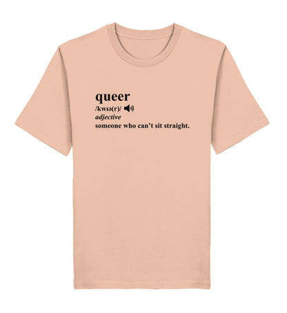 Fraiche Peche Classic T-Shirt – Dictionary Queer - Vegayn