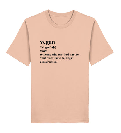 Fraiche Peche Classic T-Shirt – Dictionary Vegan - Vegayn