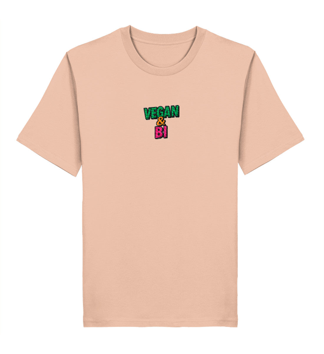 Fraiche Peche Classic T-Shirt Embroidery – Vegan & Bi - Vegayn