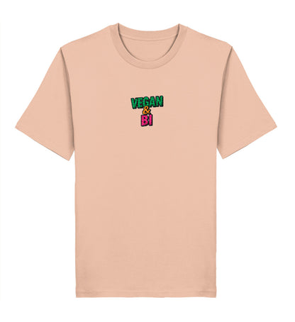 Fraiche Peche Classic T-Shirt Embroidery – Vegan & Bi - Vegayn