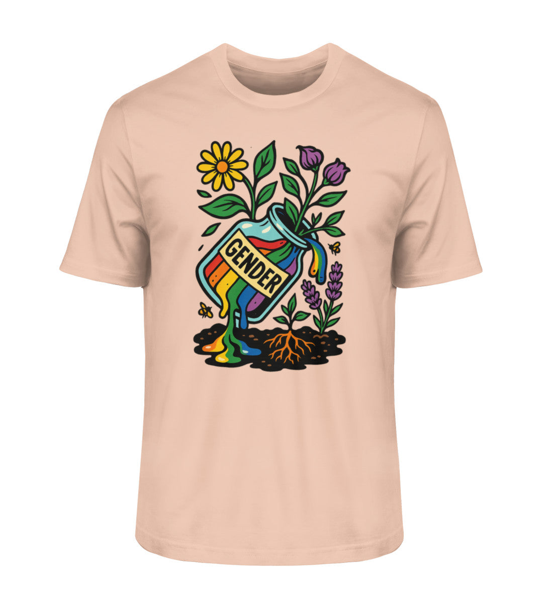 Fraiche Peche Classic T-Shirt – Gender - Vegayn