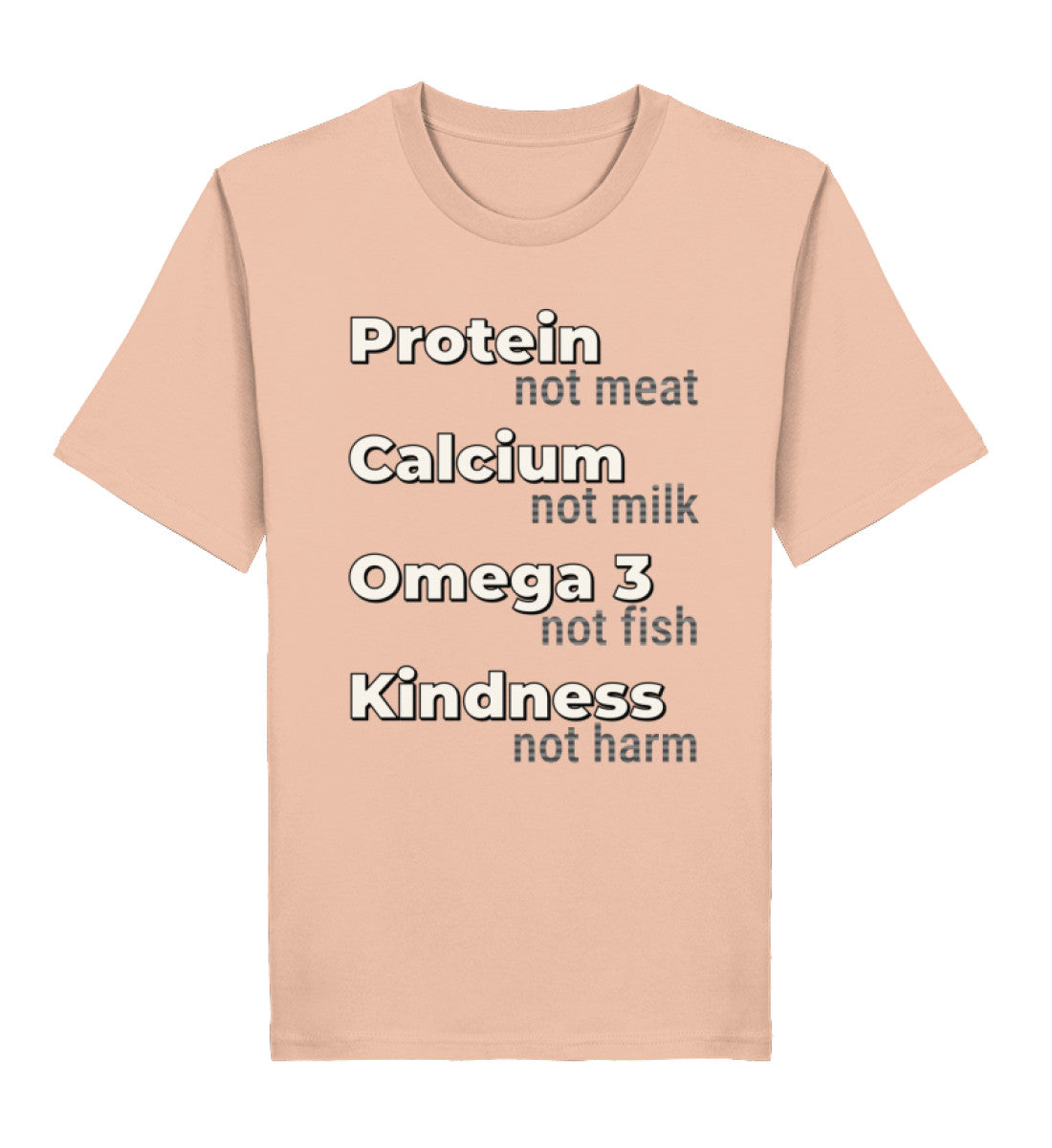 Fraiche Peche Classic T-Shirt – Protein, not meat... - Vegayn