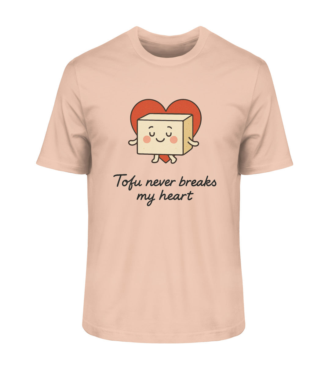 Fraiche Peche Classic T-Shirt – Tofu never breaks my heart - Vegayn