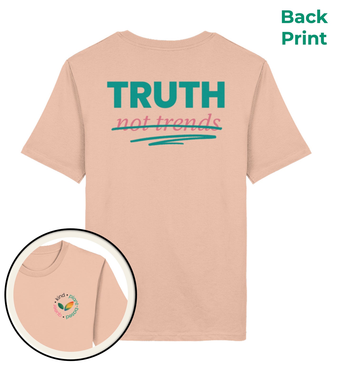 Fraiche Peche Classic T-Shirt – Truth, not trends - Vegayn