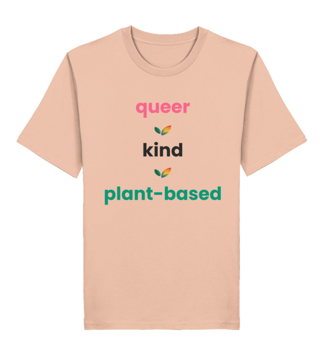 Fraiche Peche Classic T-Shirt – queer • kind • plant-based - Vegayn