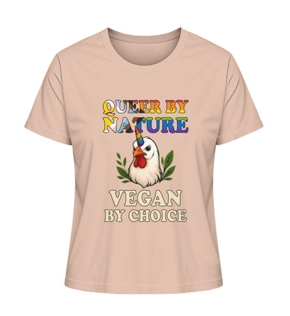 Fraiche Peche Short-Fit T-Shirt Chicken Unicorn – Queer by nature, Vegan by choice - Vegayn