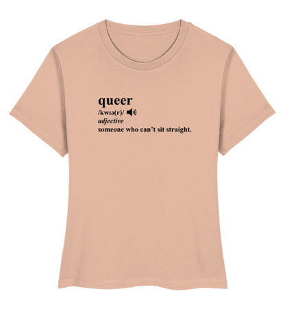 Fraiche Peche Short-Fit T-Shirt – Dictionary Queer - Vegayn
