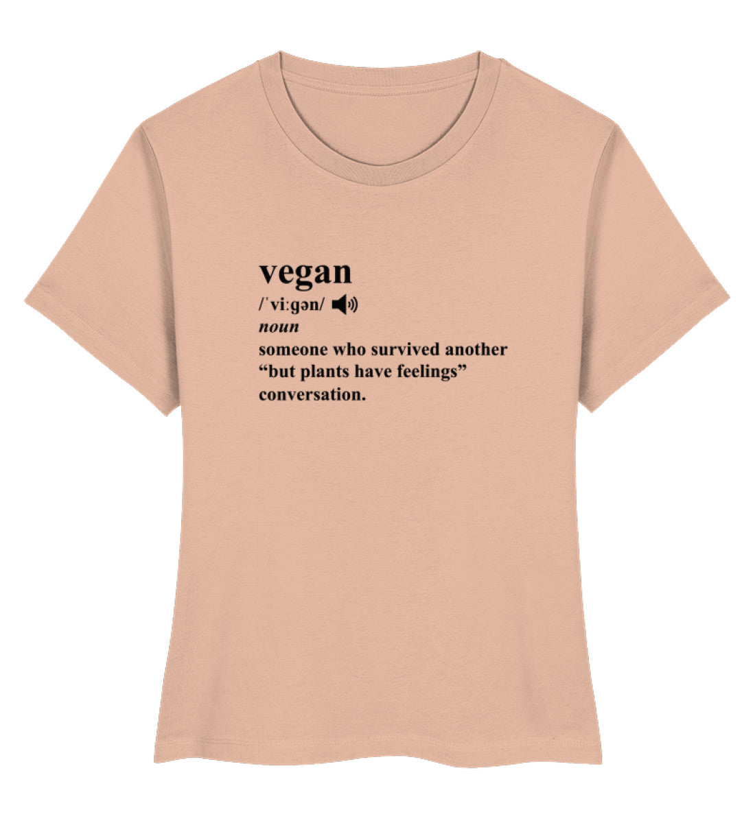 Fraiche Peche Short-Fit T-Shirt – Dictionary Vegan - Vegayn