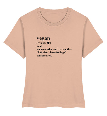 Fraiche Peche Short-Fit T-Shirt – Dictionary Vegan - Vegayn