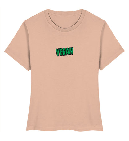 Fraiche Peche Short-Fit T-Shirt Embroidery – Vegan - Vegayn