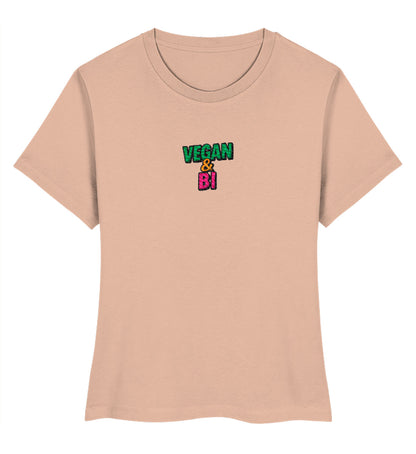 Fraiche Peche Short-Fit T-Shirt Embroidery – Vegan & Bi - Vegayn