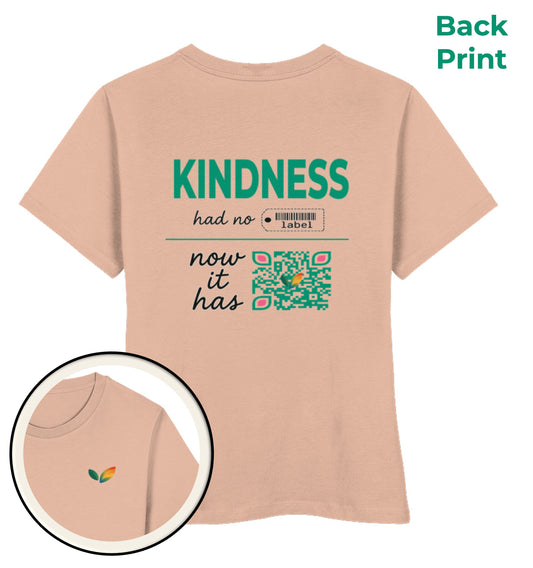 Fraiche Peche Short-Fit T-Shirt – Kindness had no label. Now it has - Vegayn