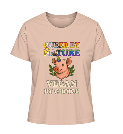 Fraiche Peche Short-Fit T-Shirt Pig Unicorn – Queer by nature, Vegan by choice - Vegayn