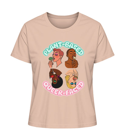 Fraiche Peche Short-Fit T-Shirt – Plant-based, Queer-faced - Vegayn