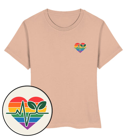 Fraiche Peche Short-Fit T-Shirt – Queer-Vegan ECG - Vegayn