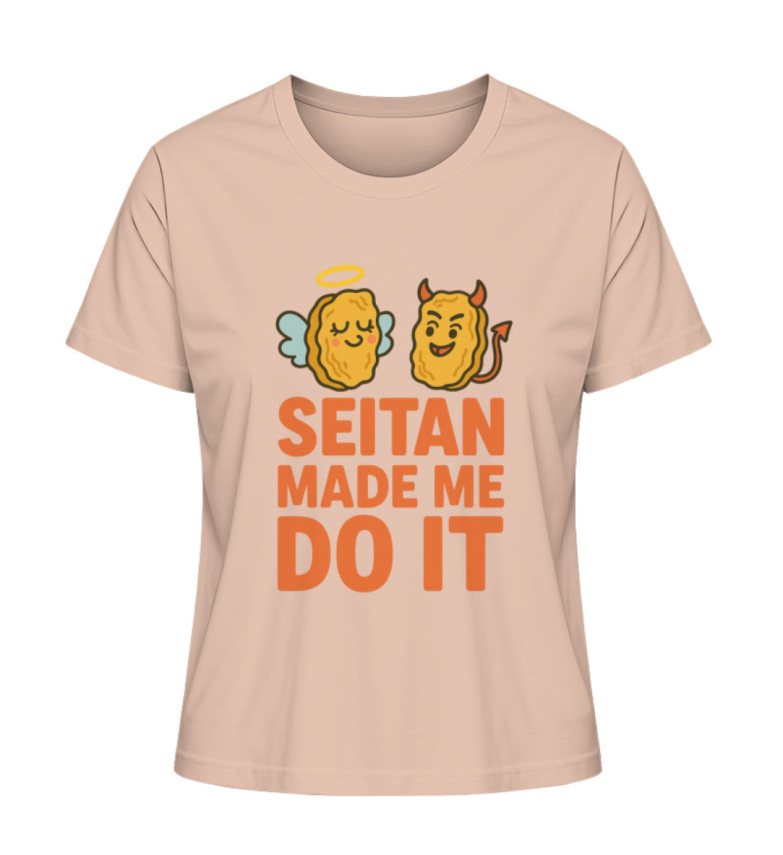 Fraiche Peche Short-Fit T-Shirt – Seitan made me do it - Vegayn