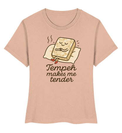 Fraiche Peche Short-Fit T-Shirt – Tempeh makes me tender - Vegayn