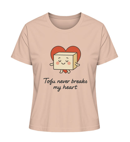 Fraiche Peche Short-Fit T-Shirt – Tofu never breaks my heart - Vegayn