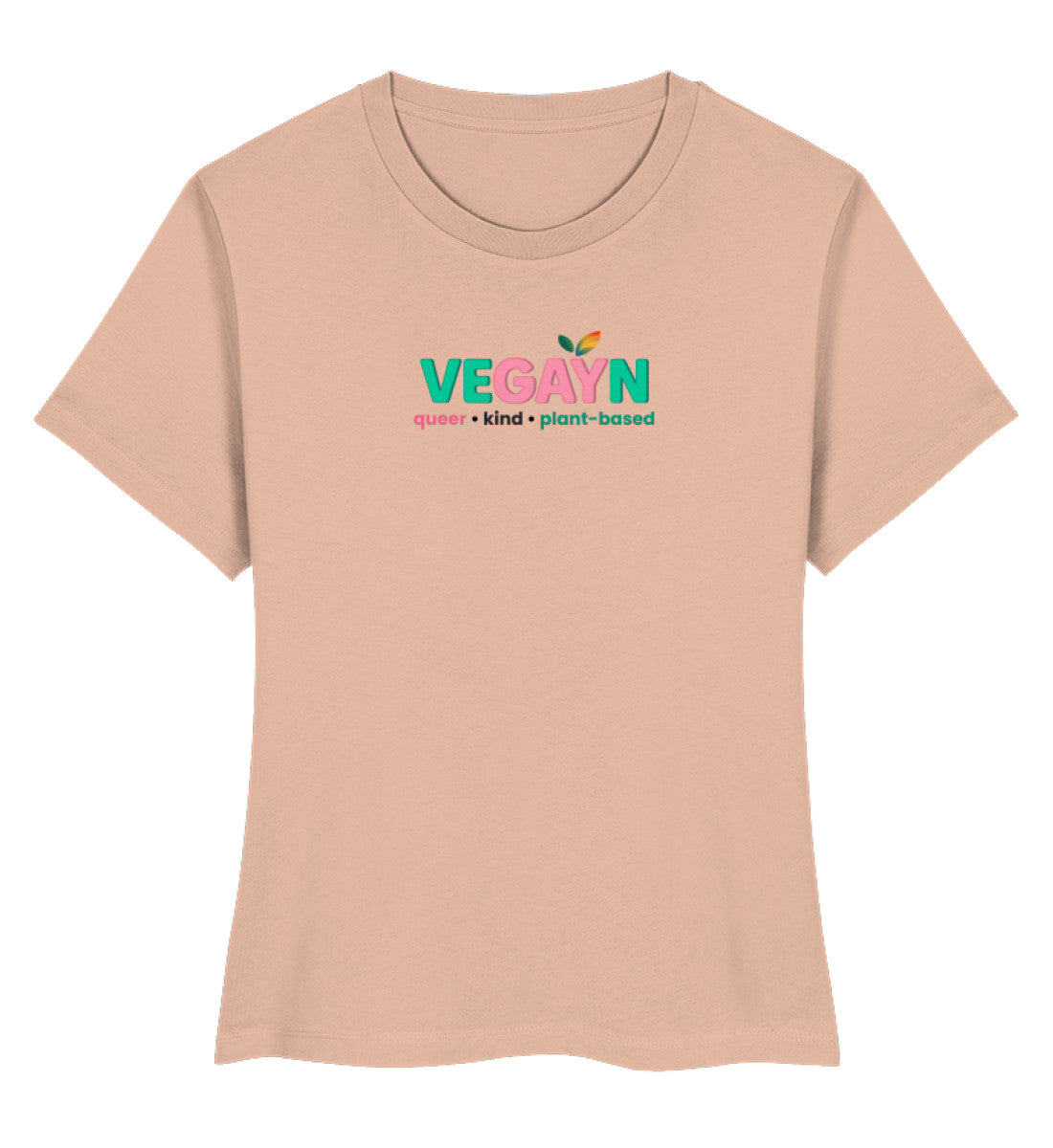 Fraiche Peche Short-Fit T-Shirt – Vegayn queer • kind • plant-based - Vegayn