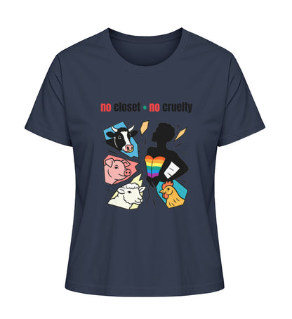 French Navy Short-Fit T-Shirt – no closet • no cruelty - Vegayn