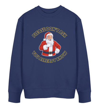French Navy Sweatshirt Christmas – Please don't ask. You already know - Vegayn