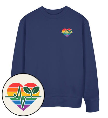 French Navy Sweatshirt – Queer-Vegan ECG - Vegayn