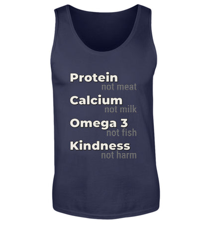 French Navy Tank Top – Protein, not meat... - Vegayn